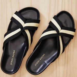 Jenni Kayne Cotton Crossover Sandal